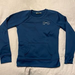 Navy blue underarmor crew neck